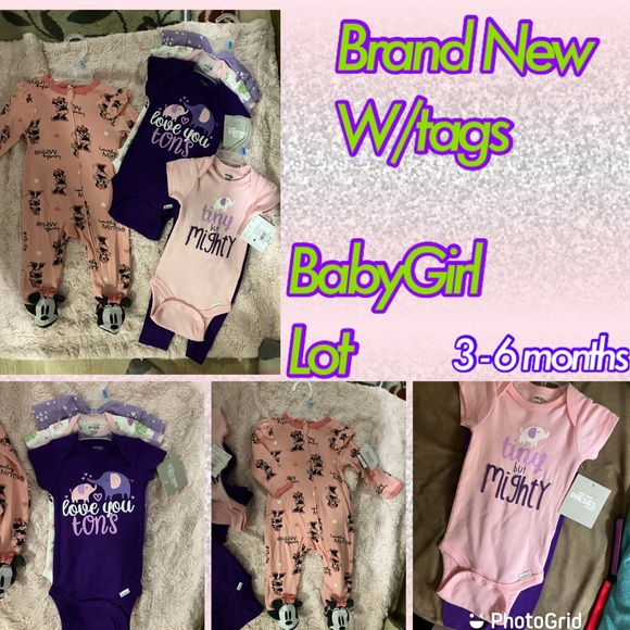 Brand New HUGE BUNDLE. BabyGirls 0/3 months !!!! - Picture 9 of 14
